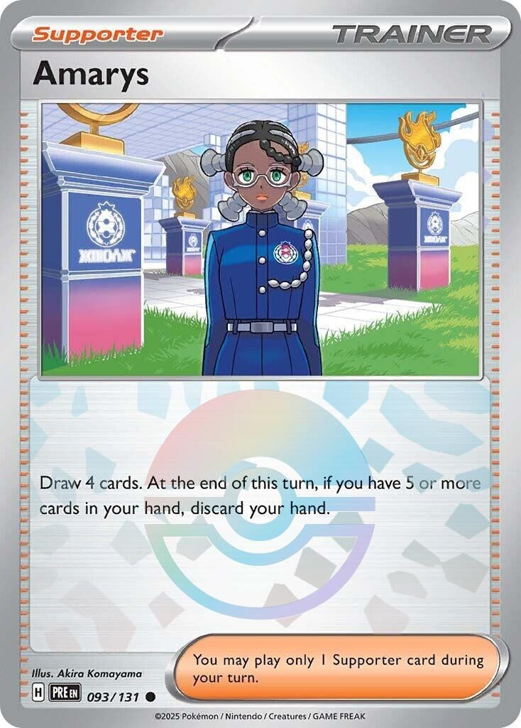 Amarys - 093/131 (Poke Ball Pattern) (093/131) (SV: Prismatic Evolutions)