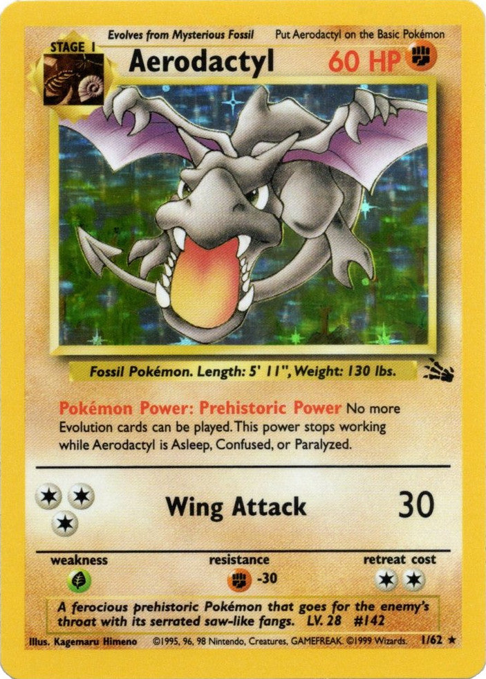 Aerodactyl (1) (01/62) (Fossil)