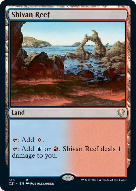 Shivan Reef (316) (Commander 2021)