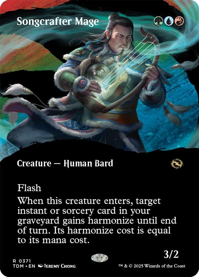 Songcrafter Mage (Borderless) (371) (Tarkir: Dragonstorm)