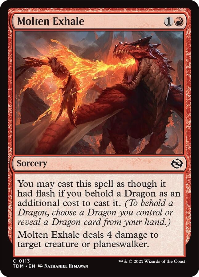 Molten Exhale (113) (Tarkir: Dragonstorm)