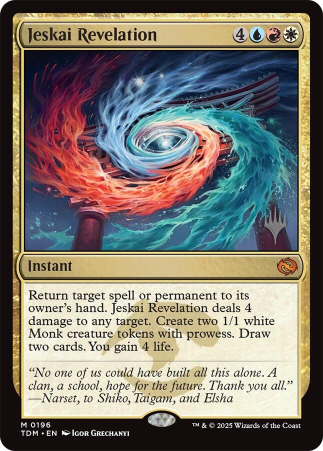 Jeskai Revelation (196) (Promo Pack: Tarkir: Dragonstorm)