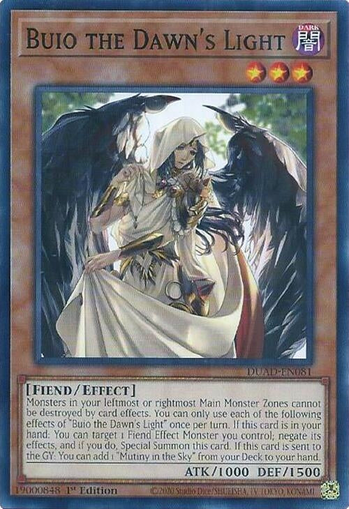 Buio the Dawn's Light (DUAD-EN081) (Duelist's Advance)