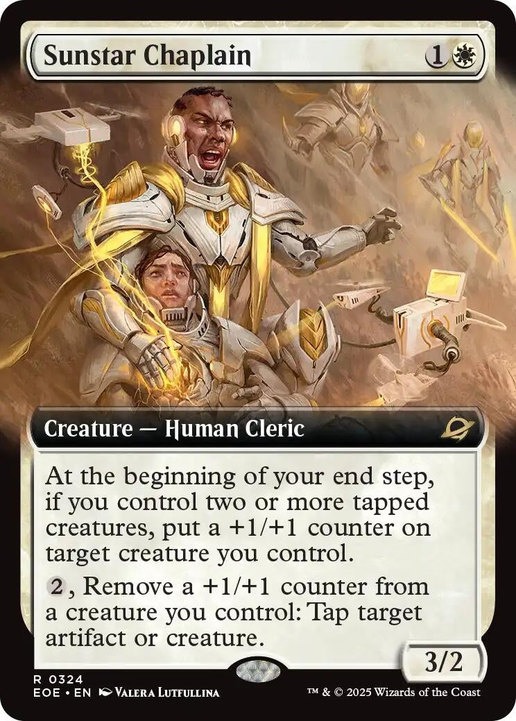 Sunstar Chaplain (Extended Art) (324) (Edge of Eternities)