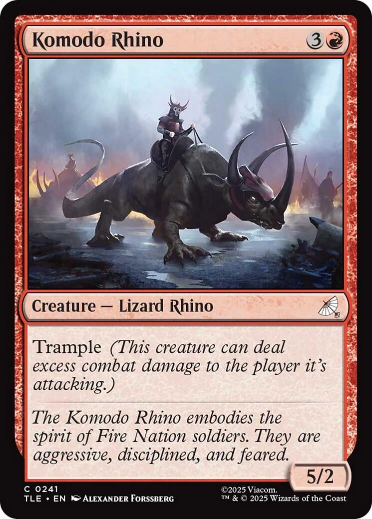 Komodo Rhino (0241) (241) (Avatar: The Last Airbender: Eternal-Legal)