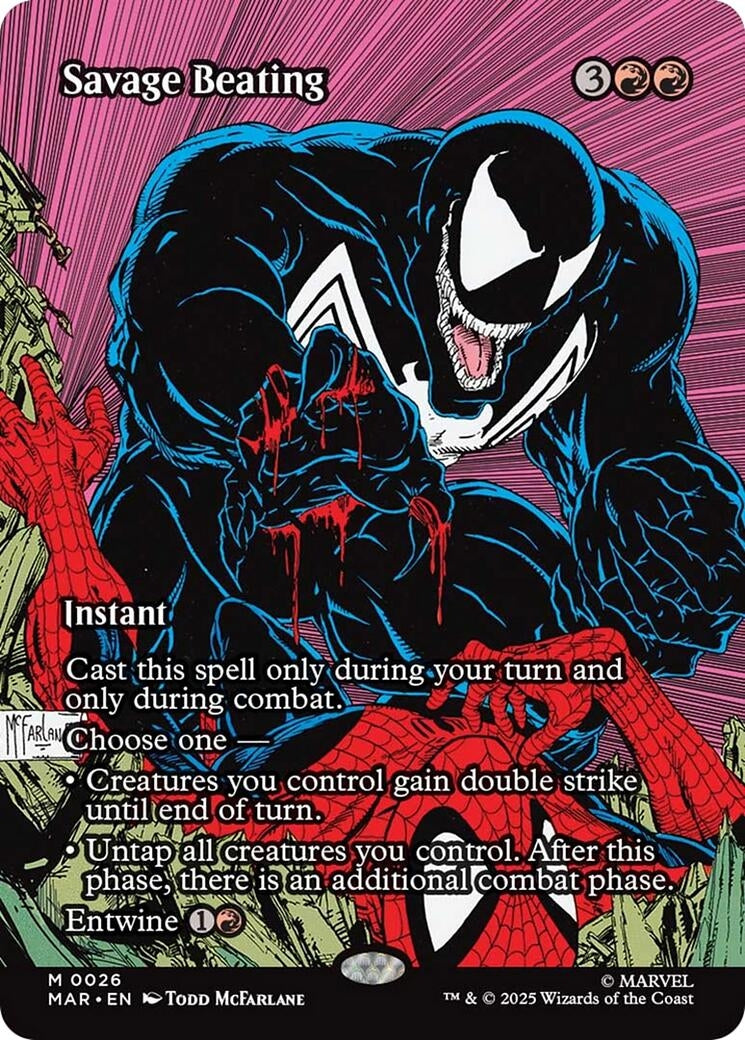 Savage Beating (Borderless) (26) (Marvel Universe Eternal-Legal)