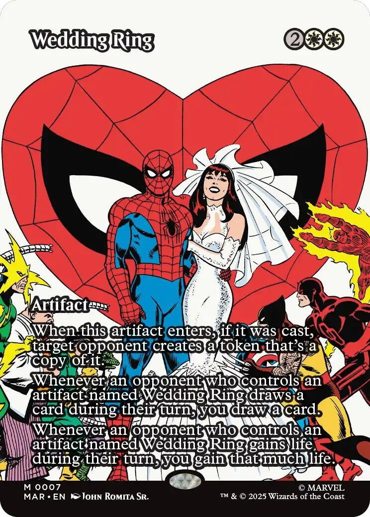 Wedding Ring (Borderless) (7) (Marvel Universe Eternal-Legal) (MAR)