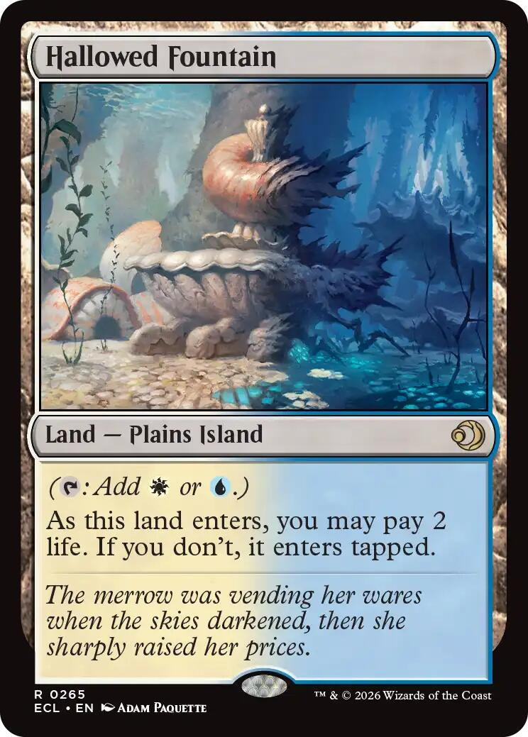 Image for Hallowed Fountain (265) - Magic: The Gathering