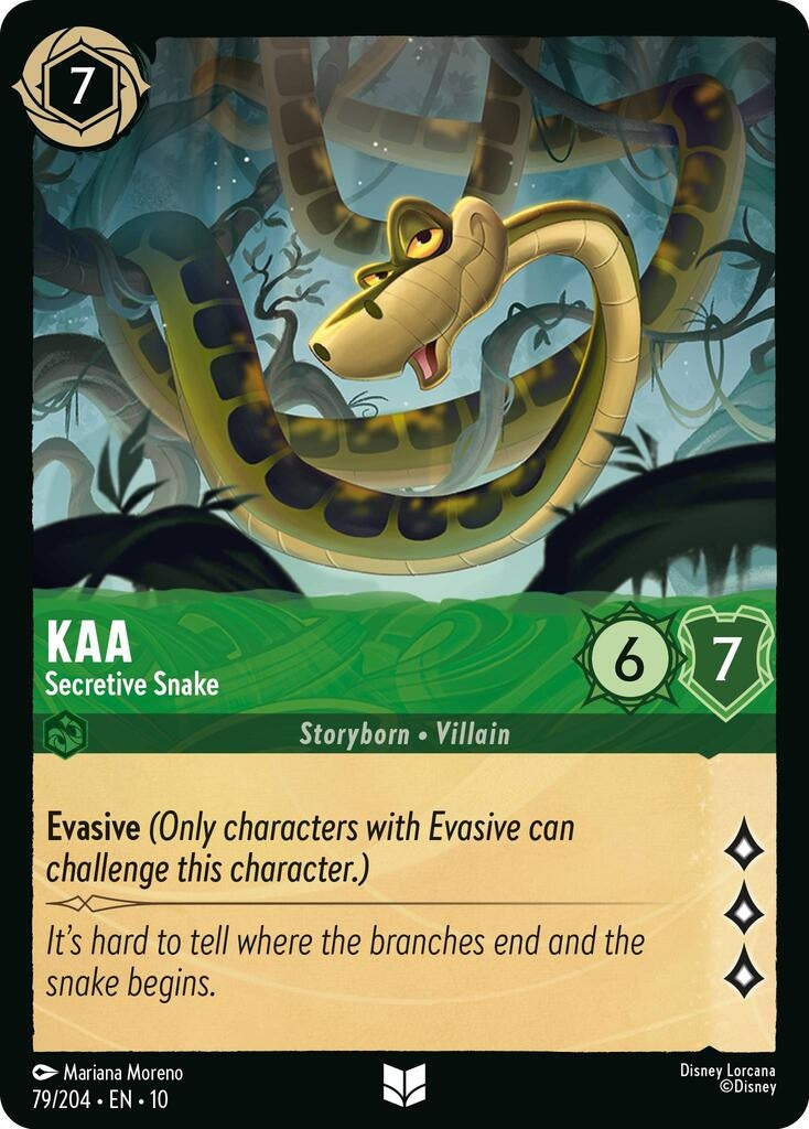 Kaa - Secretive Snake (79/204) (Whispers in the Well)