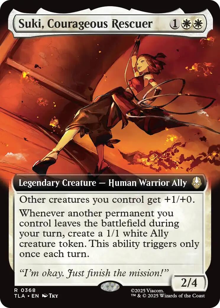 Suki, Courageous Rescuer (Extended Art) (368) (Avatar: The Last Airbender)