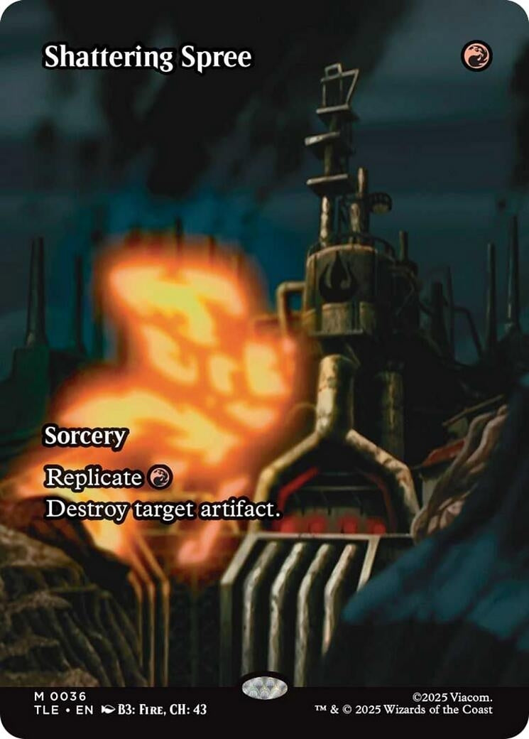 Shattering Spree (Borderless) (36) (Avatar: The Last Airbender: Eternal-Legal)