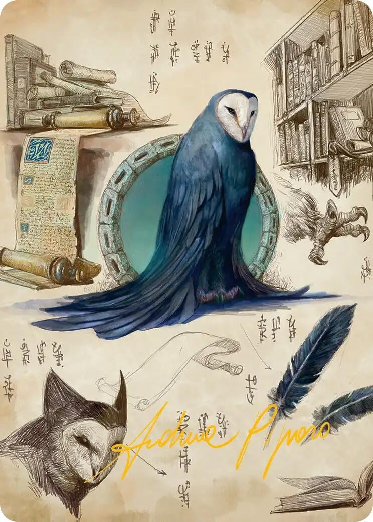 Wan Shi Tong, Librarian Art Card (Gold-Stamped Signature) (33)