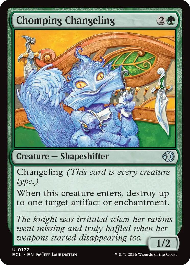 Image for Chomping Changeling (172) - Magic: The Gathering