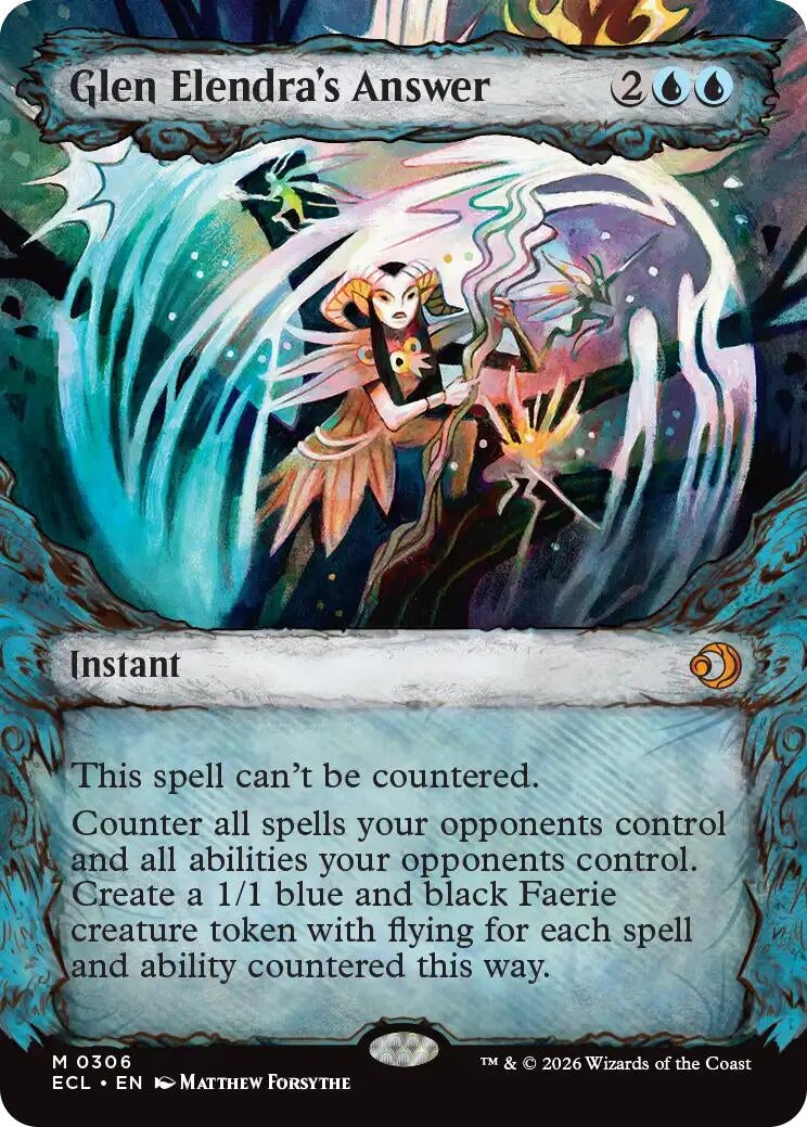 Image for Glen Elendra's Answer (Showcase) (306) - Magic: The Gathering