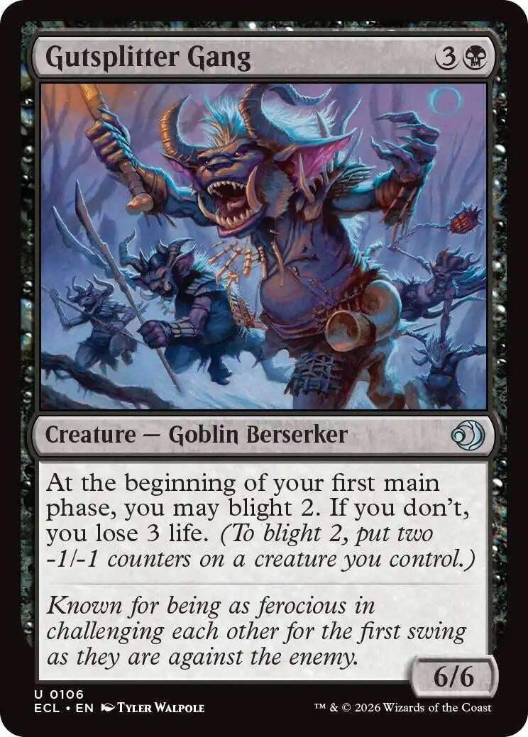 Image for Gutsplitter Gang (106) - Magic: The Gathering
