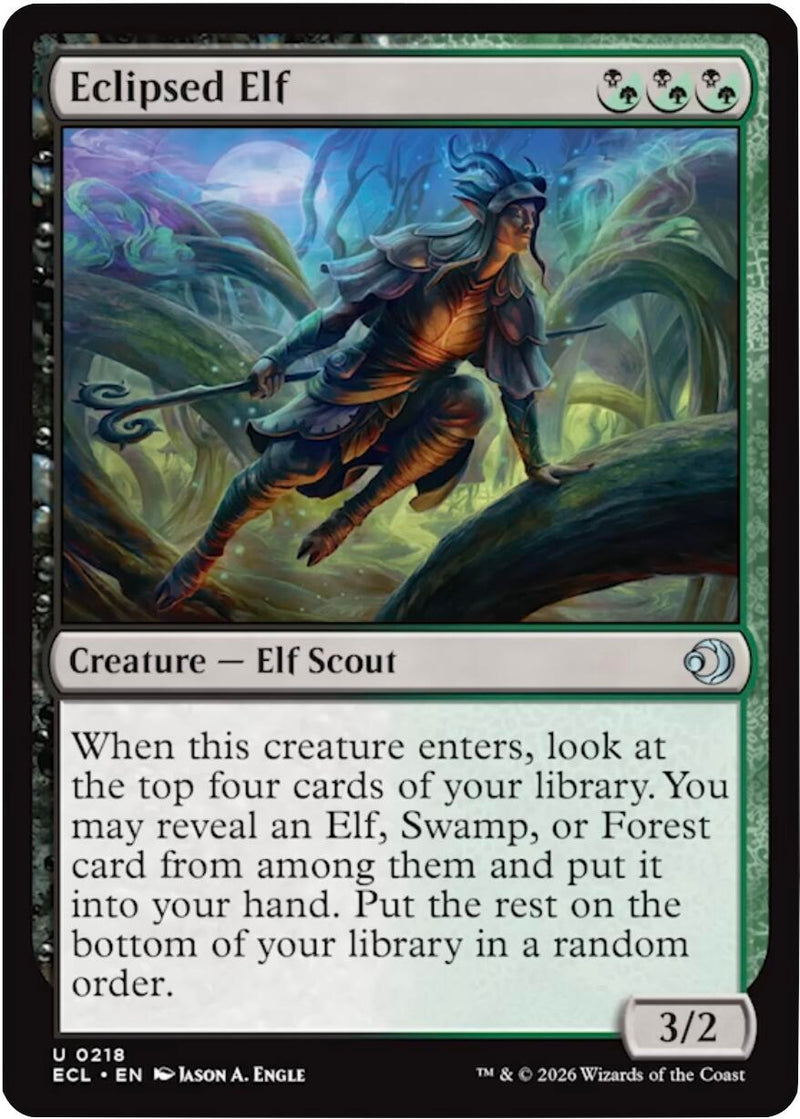 Image for Eclipsed Elf (218) - Magic: The Gathering