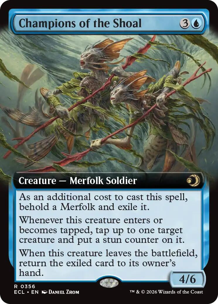 Image for Champions of the Shoal (Extended Art) (356) - Magic: The Gathering