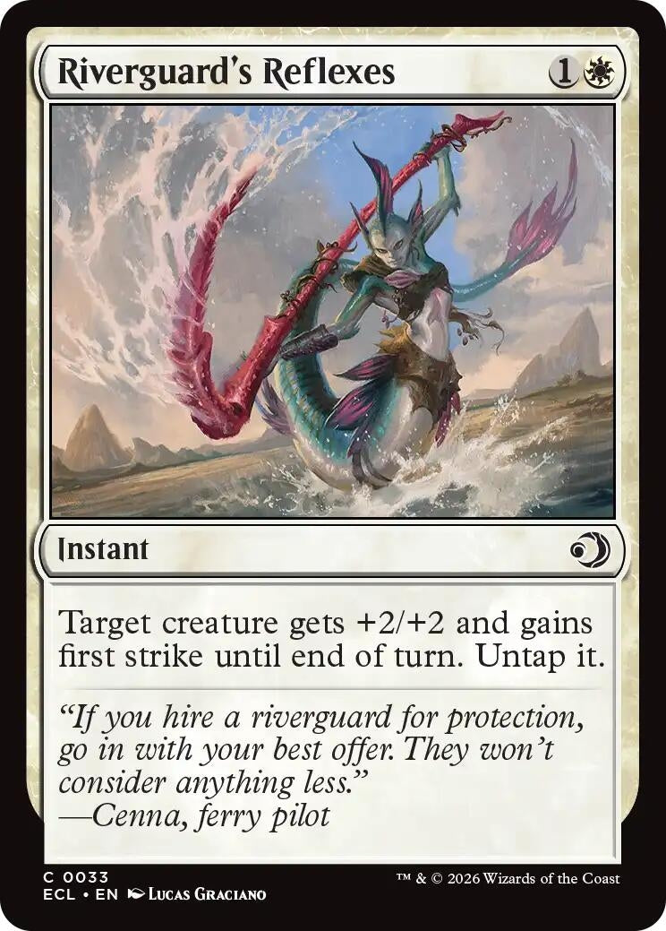 Image for Riverguard's Reflexes (33) - Magic: The Gathering