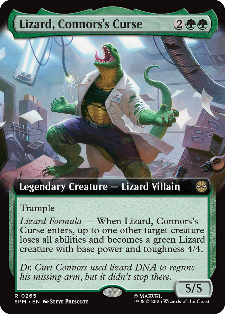 Lizard, Connors's Curse (Extended Art) (265) (Marvel's Spider-Man)