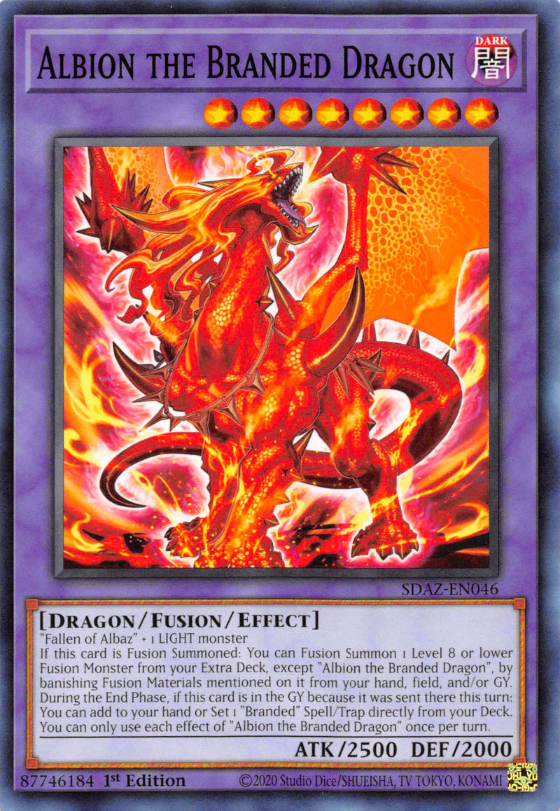 Albion the Branded Dragon (SDAZ-EN046) (Structure Deck: Albaz Strike)
