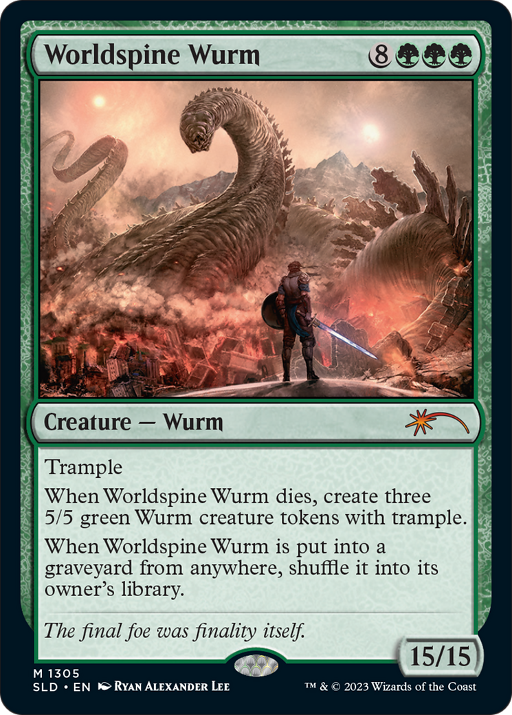 Worldspine Wurm (1305) (Secret Lair Drop Series)