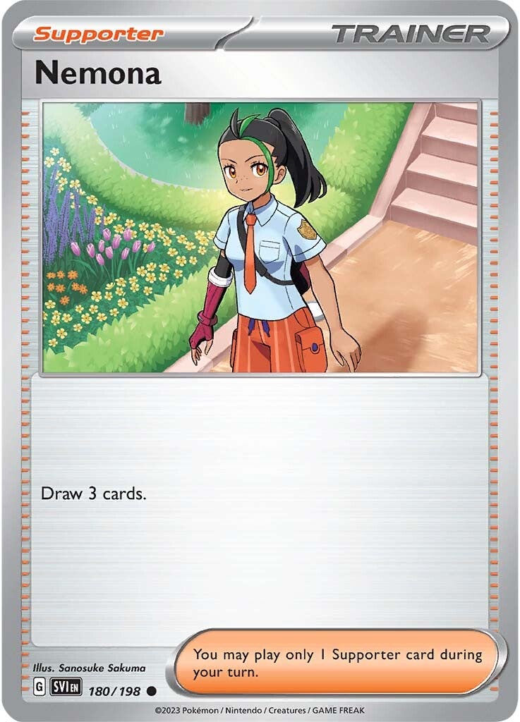 Nemona (180/198) (SV01: Scarlet & Violet Base Set)