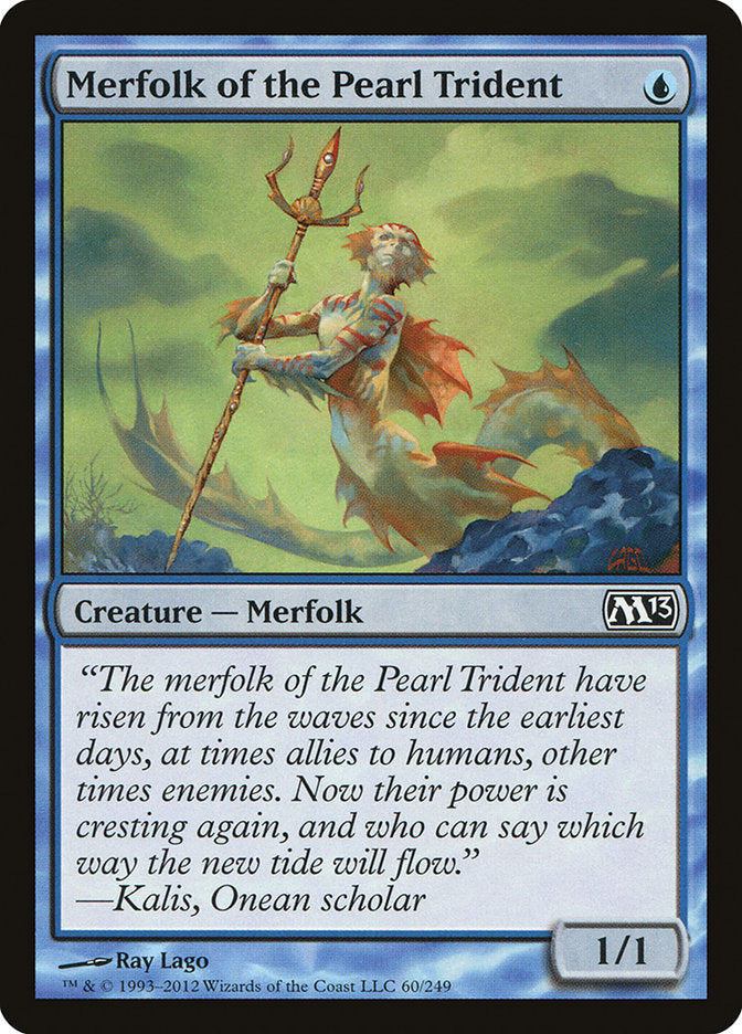 Merfolk of the Pearl Trident (60) (Magic 2013 (M13))