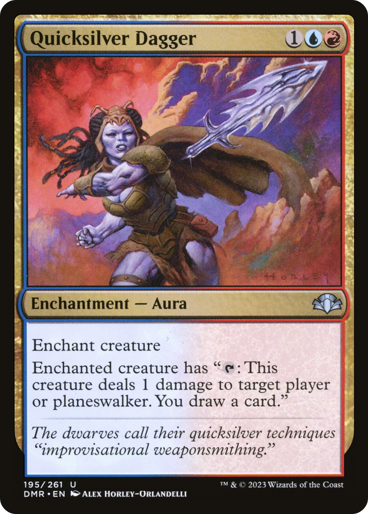 Quicksilver Dagger (195) (Dominaria Remastered)