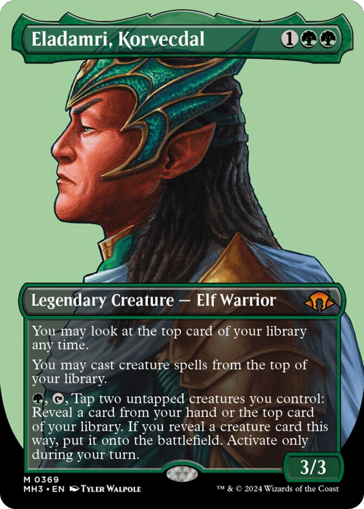 Eladamri, Korvecdal (Borderless) (369) (Modern Horizons 3)