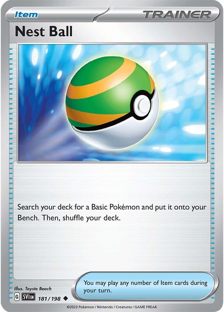 Nest Ball (181/198) (SV01: Scarlet & Violet Base Set)