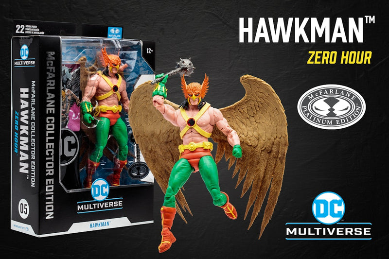 Hawkman (Zero Hour) Platinum Edition – DC Multiverse McFarlane Collector Edition 7" Action Figure