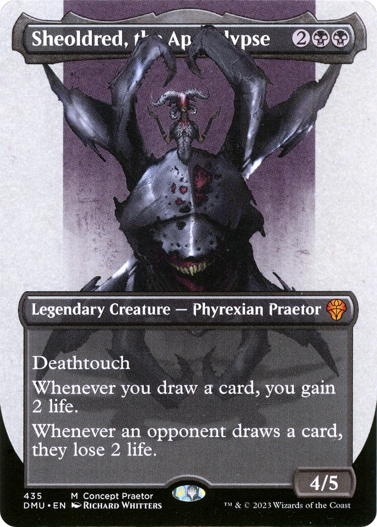 Sheoldred, the Apocalypse (Concept Praetor) (435) (Phyrexia: All Will Be One)