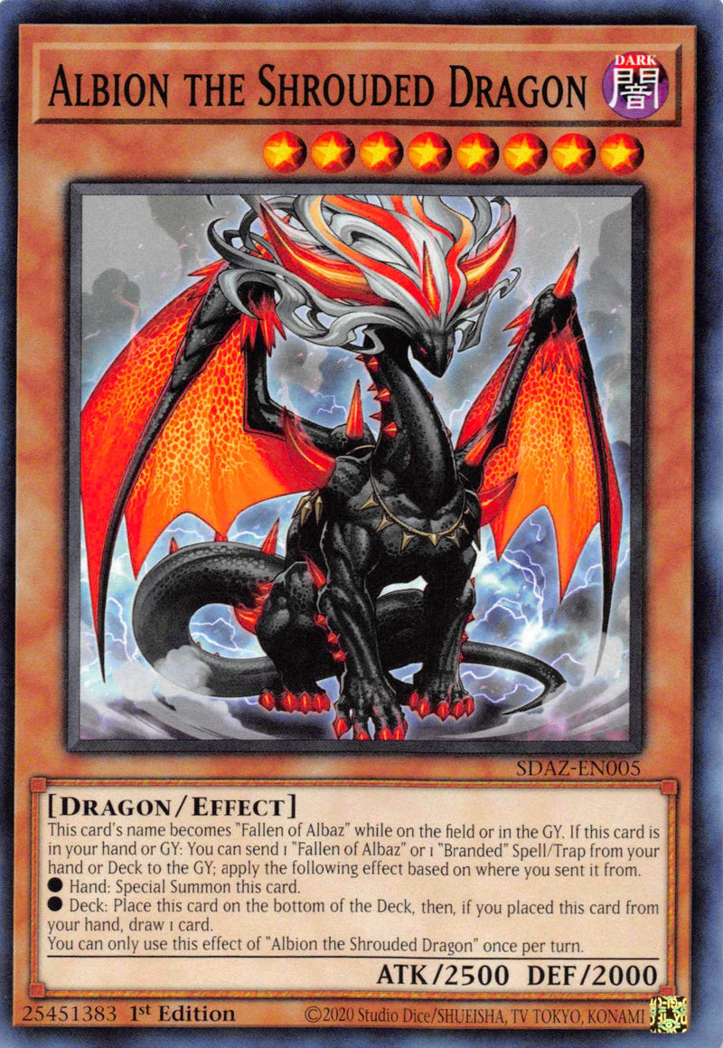 Albion the Shrouded Dragon (SDAZ-EN005) (Structure Deck: Albaz Strike)