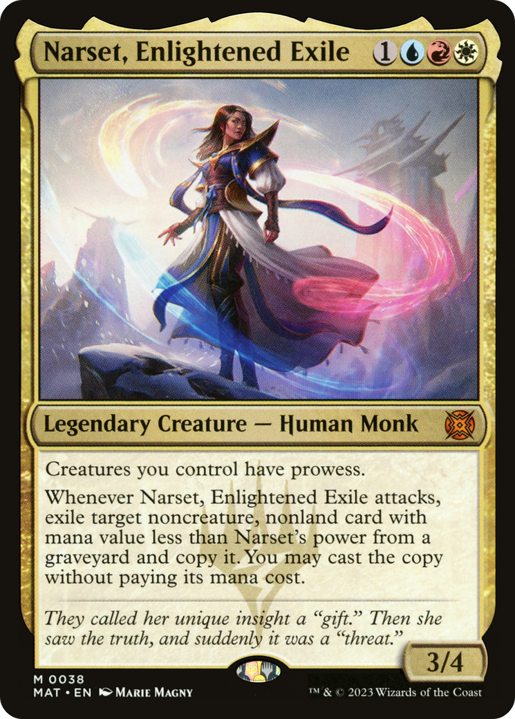 Narset, Enlightened Exile (38) (March of the Machine: The Aftermath)