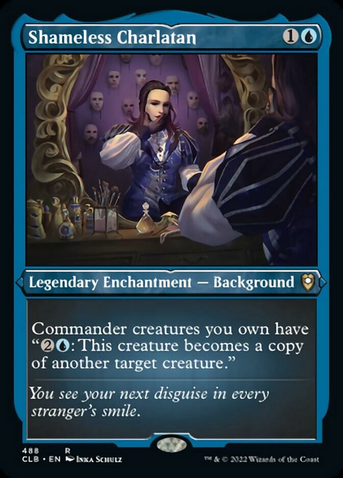 Shameless Charlatan (Foil Etched) (488) (Commander Legends: Battle for Baldur's Gate)
