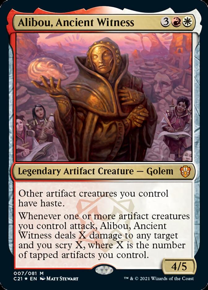 Alibou, Ancient Witness (7) (Commander 2021)