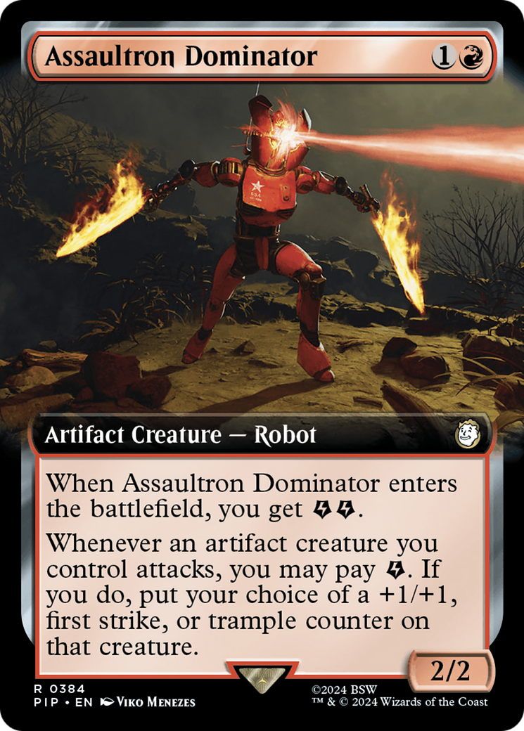 Assaultron Dominator (Extended Art) (384) (Universes Beyond: Fallout)