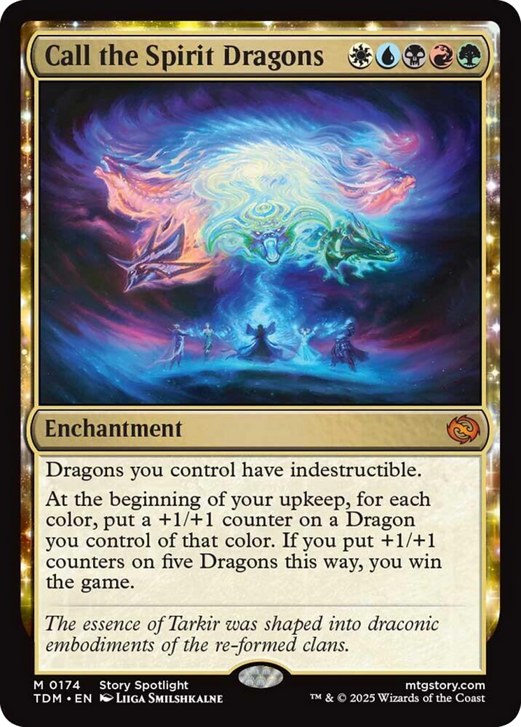 Call the Spirit Dragons (174) (Tarkir: Dragonstorm)