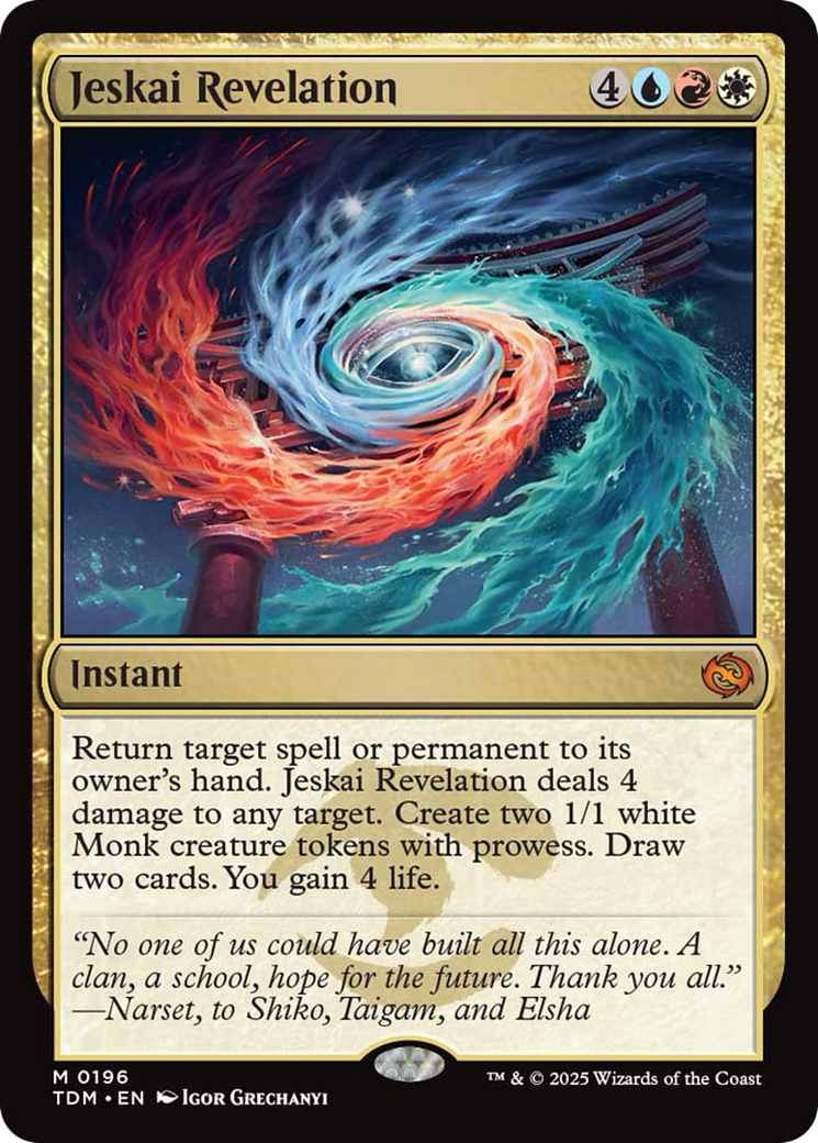 Jeskai Revelation (196) (Tarkir: Dragonstorm)