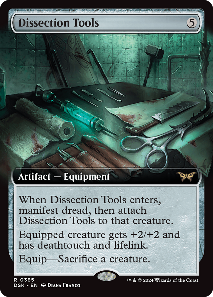 Dissection Tools (Extended Art) (385) (Duskmourn: House of Horror)