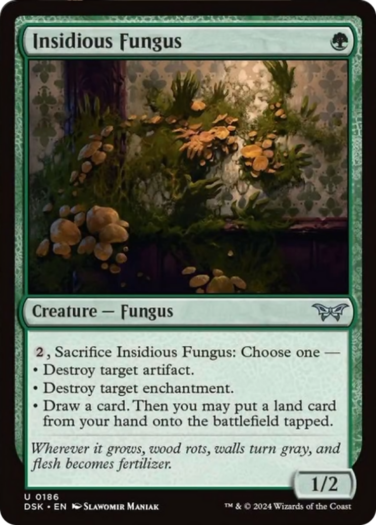 Insidious Fungus (186) (Duskmourn: House of Horror)