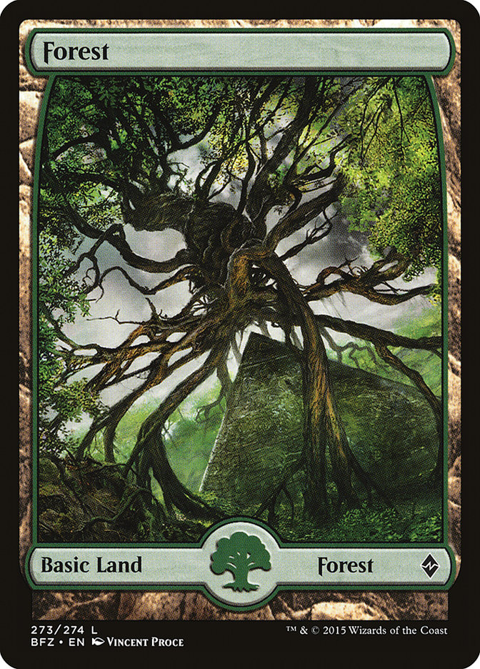 Forest (273) - Full Art (273) (Battle for Zendikar)