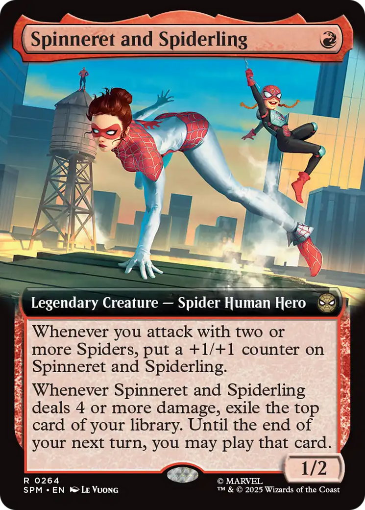 Spinneret and Spiderling (Extended Art) (264) (Marvel's Spider-Man)