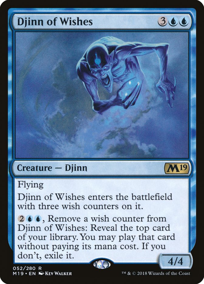 Djinn of Wishes (52) (Core Set 2019)