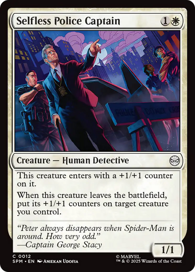 Selfless Police Captain (12) (Marvel's Spider-Man)