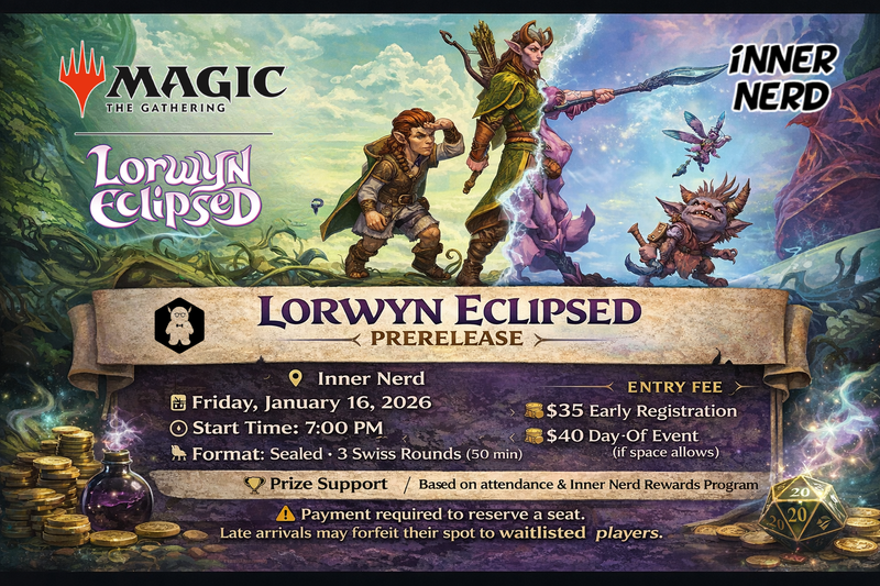 Lorwyn Eclipsed Prerelease – Event Entry