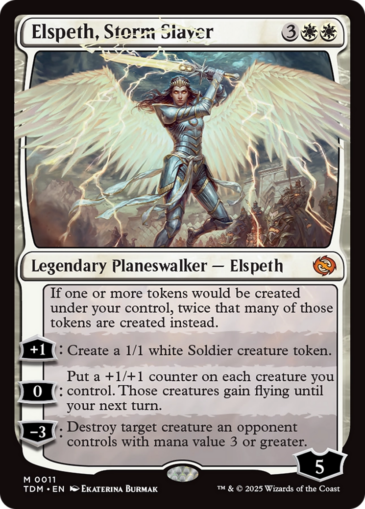 Elspeth, Storm Slayer (11) (Tarkir: Dragonstorm)