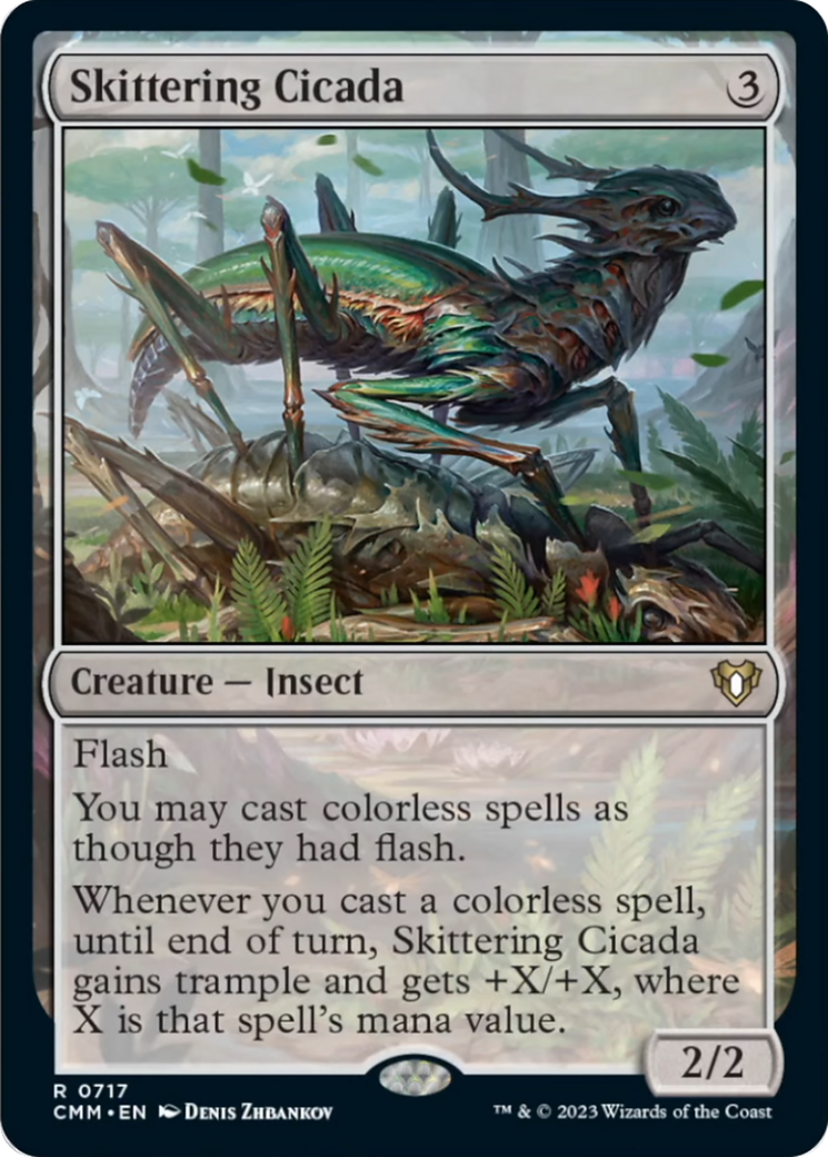 Skittering Cicada (717) (Commander Masters)