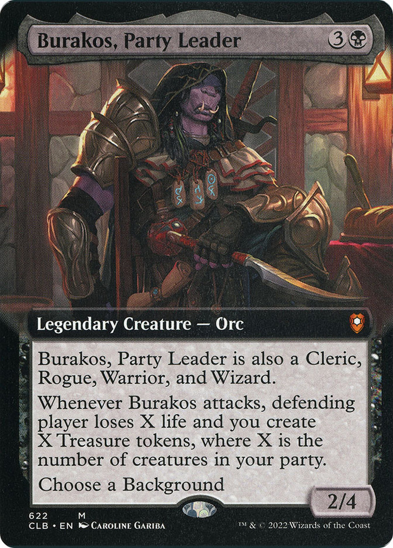 Burakos, Party Leader (Extended Art) (622) (Commander Legends: Battle for Baldur's Gate)