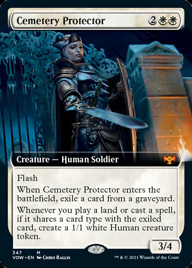 Cemetery Protector (Extended Art) (347) (Innistrad: Crimson Vow)